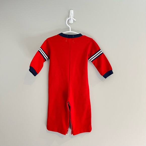 Vintage Health-tex Red All Star Coverall 12 Months USA - Picture 5 of 6